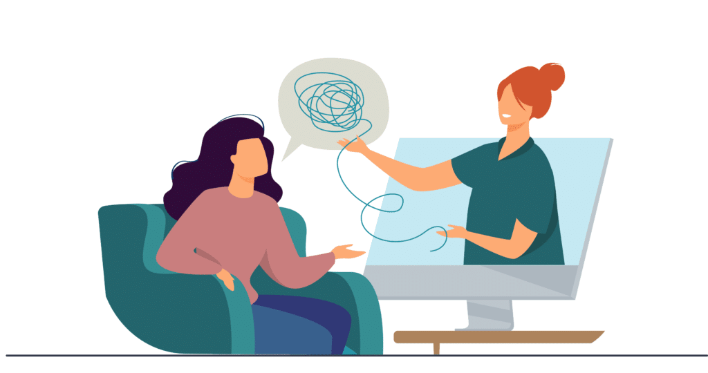 therapist untangling misconceptions of teen mental health